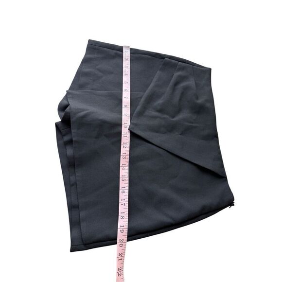 ZARA Basic Collection Black Asymmetrical Skort Size M - Picture 8 of 9